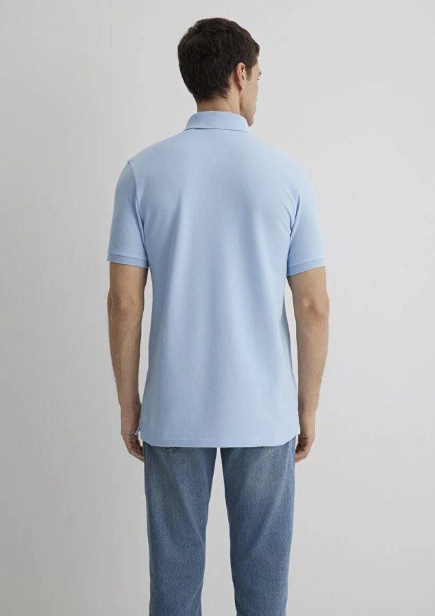 Resim Mavi Polo Erkek T-Shirt M063247-33949