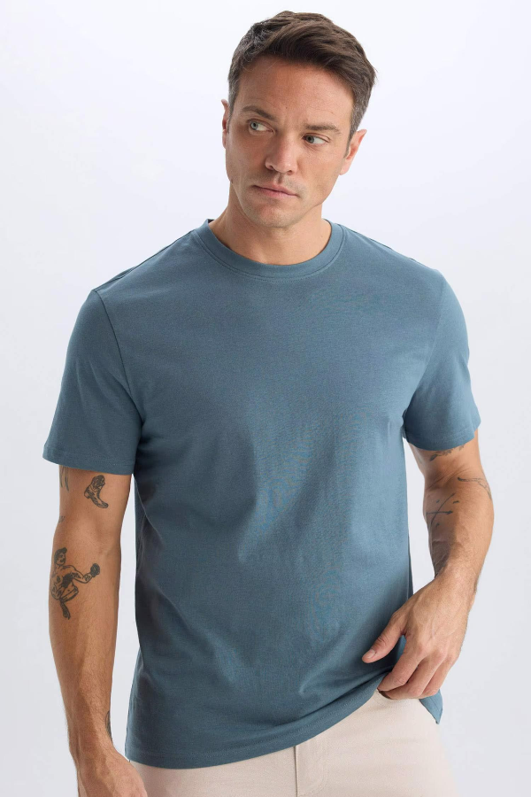 Resim Defacto Erkek  T-shirt V7699AZBE576