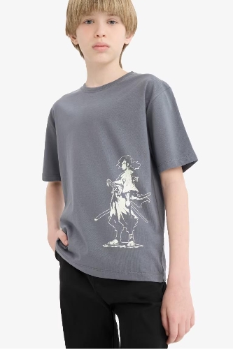 Resim Defacto Erkek Çocuk Kısa Kol T-shirt E0178A8/AR58