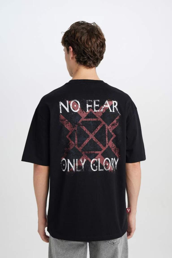 Resim Defacto Erkek  T-shirt B8091AXBK81