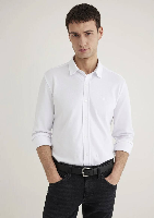 Resim Mavi Slim Erkek Uzun Kol Gömlek M0211583-620