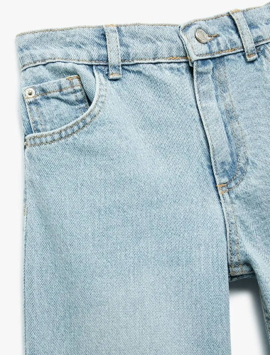 Resim Koton Erkek Bebek Jean Pantolon 6Wmb40003Td
