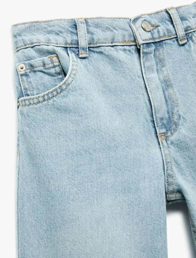 Resim Koton Erkek Bebek Jean Pantolon 6Wmb40003Td