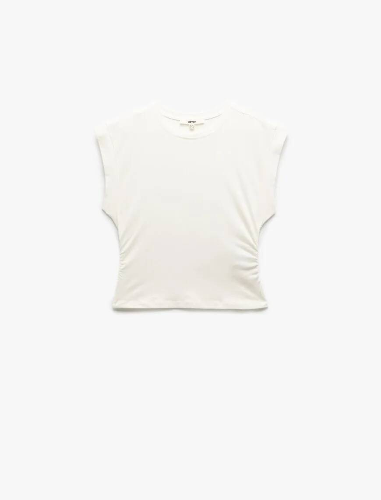 Resim Koton Kadın Kısa Kol T-shirt 5SAK50354EK