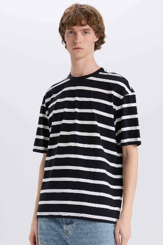 Resim Defacto Erkek  T-shirt E1160AXBK81
