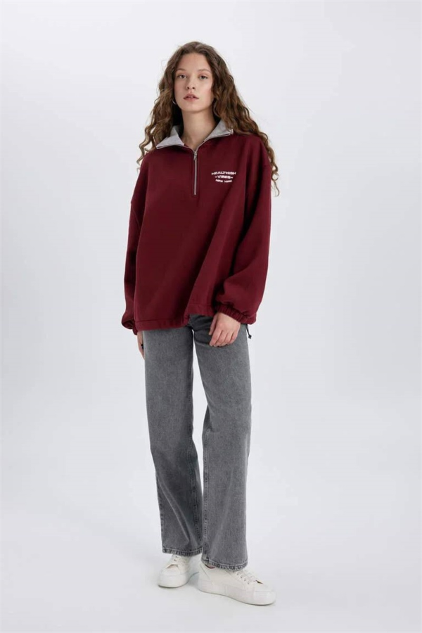 Resim Defacto Kadın Sweat C5665AX/BR492