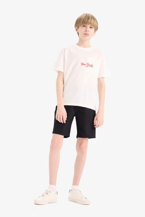 Resim Defacto Erkek Çocuk Kısa Kol T-shirt E0095A8WT32