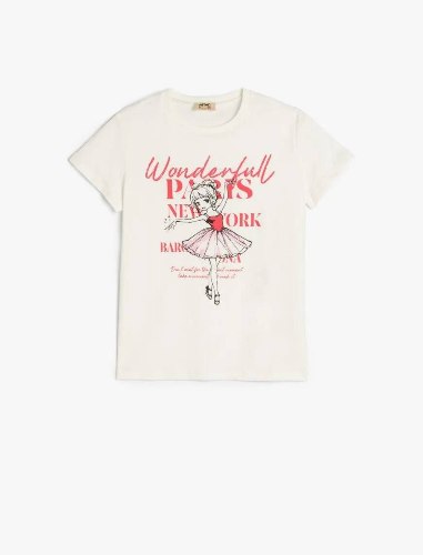 Resim Koton Kız Çocuk T-shirt 5SKG10236AK