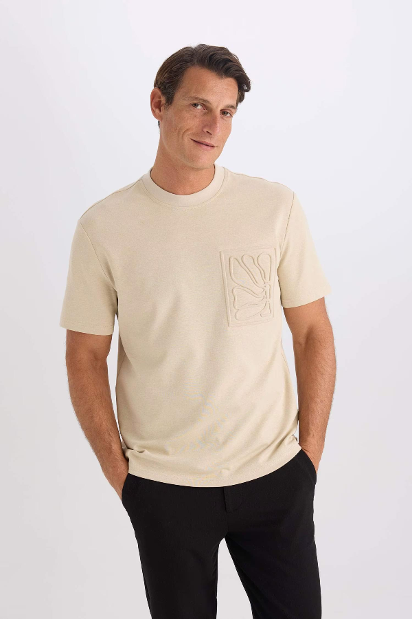 Resim Defacto Erkek  T-shirt B6496AXBG791