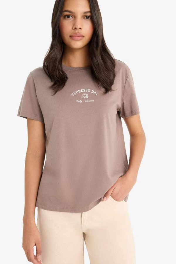 Resim Defacto Kadın T-shirt F2093AX/BN570