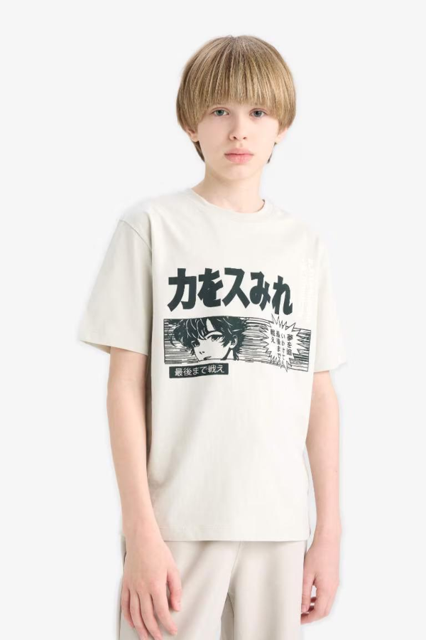 Resim Defacto Erkek Çocuk Kısa Kol T-shirt E0188A8/GR477