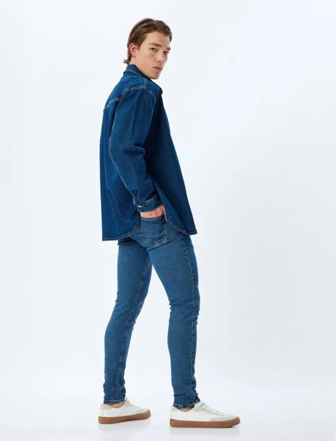 Resim Koton Erkek Jean Pantolon 5WAM40075ID