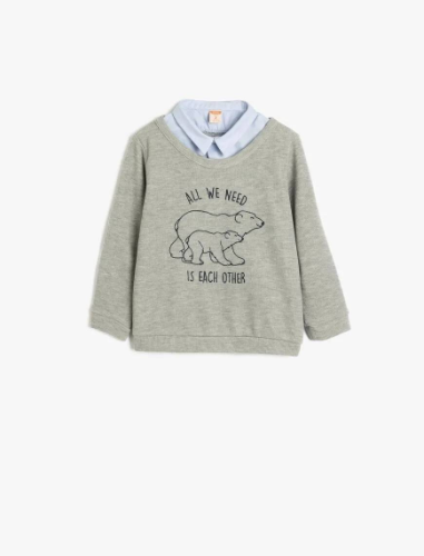 Resim Koton Erkek Bebek Sweat