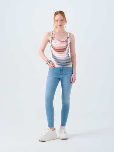 Resim Loft Kadın Slim Fit Atlet Lf2039137