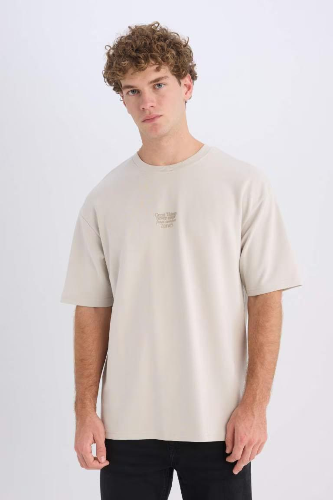 Resim Defacto Erkek  T-shirt D5517AXGR503