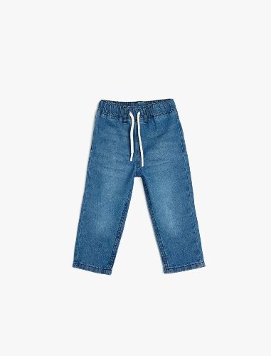 Resim Koton Erkek Bebek Jean Pantolon 5SMB40002TD