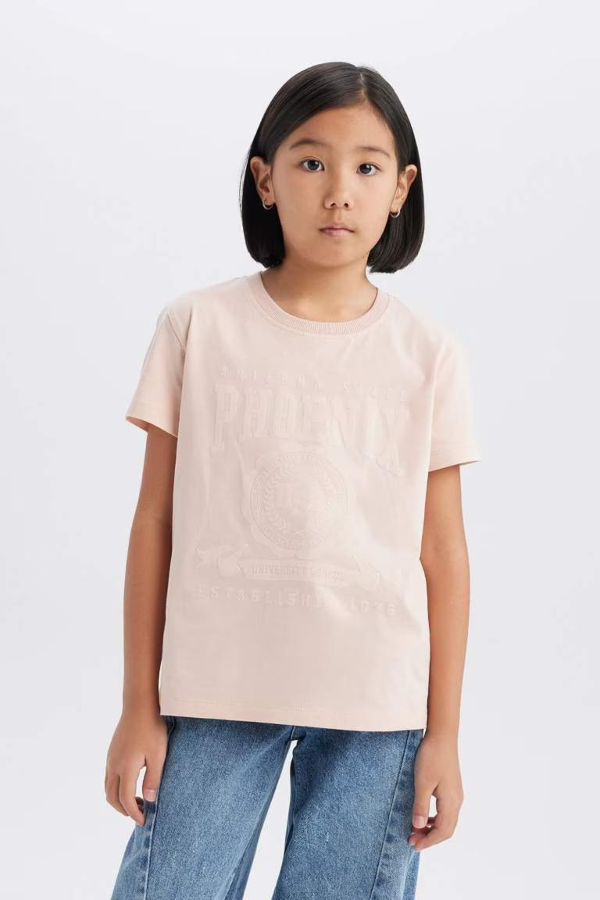 Resim Defacto Kız Çocuk Kısa Kol T-shirt E0490A8/PN287