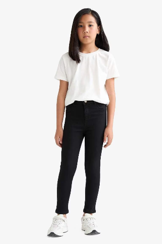 Resim Defacto Kız Çocuk  Jean Pantolon E5875A8/BK27