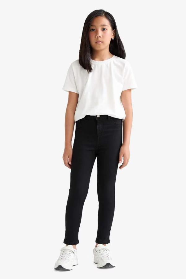 Resim Defacto Kız Çocuk  Jean Pantolon E5875A8/BK27