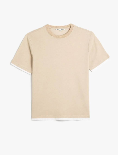 Resim Koton Erkek T-shirt 5SAM10016HK