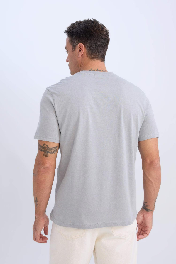 Resim Defacto Erkek  T-shirt V7699AZ/GR88