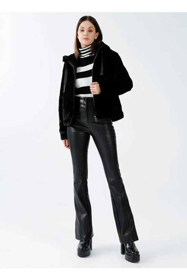 Resim Only Onlvida Fur Hooded Jacket Cc Otw Mont 15260047