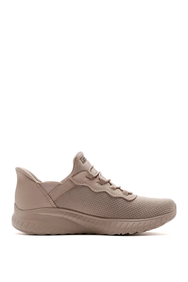 Resim Skechers Bobs Squad Chaos Kadın Spor Ayakkabı 117500 Tan