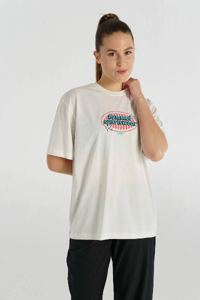 Resim Hummel Hmlpatez Oversıze T-Shırt SS Kadın T-shirt 912150-9003