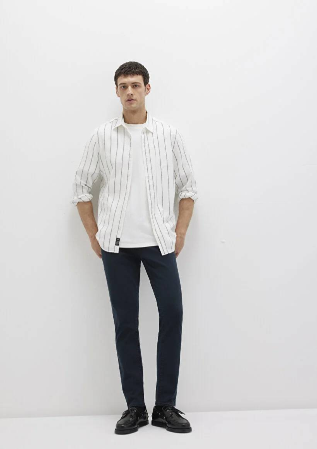 Resim Mavi Jake Collegiate Erkek Kanvas Pantolon M0042285237