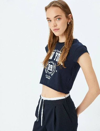 Resim Koton Kadın T-shirt 5SAL10112IK