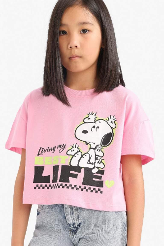 Resim Defacto Kız Çocuk Kısa Kol T-shirt E8160A8PN253