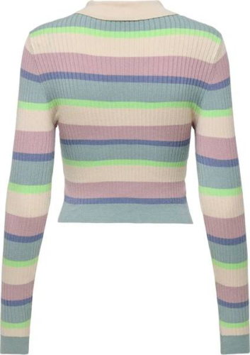 Resim Only Onlkarol Ls Crop Rıb Button Polo Cc Knt Kadın Kazak 15340979