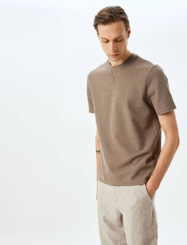 Resim Koton Erkek T-shirt 5SAM10039HK