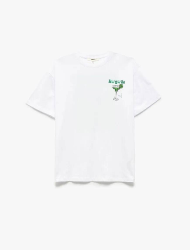 Resim Koton Kadın T-shirt 5SAK50126EK