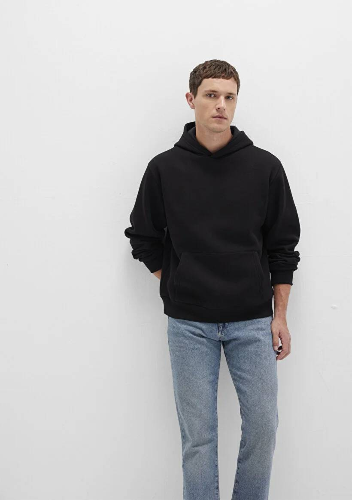 Resim Mavi Baskılı Erkek Sweat M0S10402-70075
