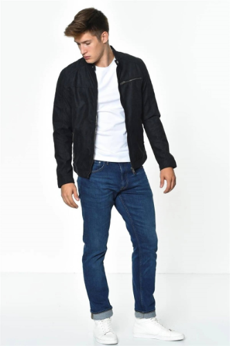 Resim Jack & Jones Erkek Deri Mont ve Ceket
