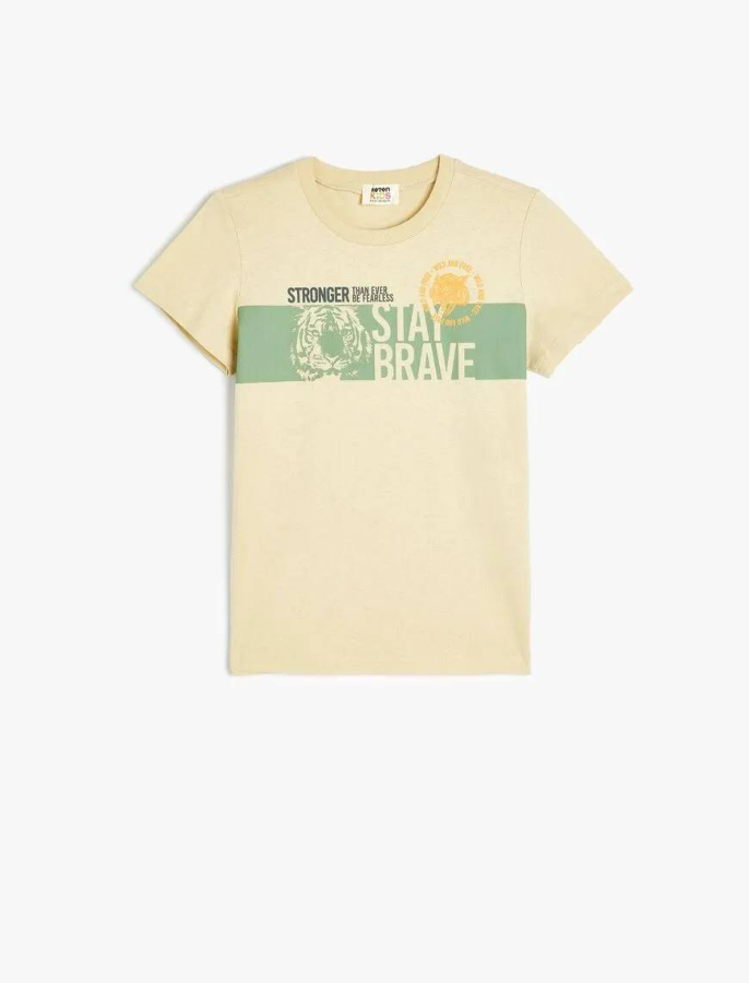 Resim Koton Erkek Çocuk Kısa kol T-shirt 5SKB10126TK
