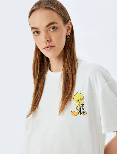 Resim Koton Kadın T-shirt 5SAL10149IK