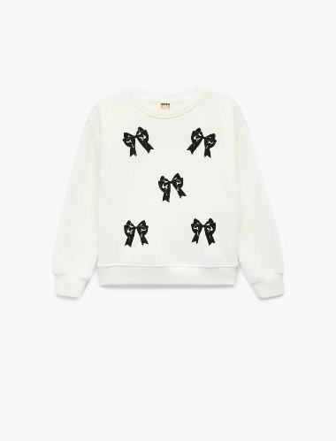 Resim Koton Kız Çocuk Sweat 6Wkg10211Ak