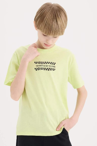 Resim Defacto Erkek Çocuk T-shirt E0968A8/GN404
