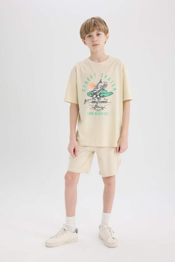 Resim Defacto Erkek Çocuk Kısa Kol T-shirt E0169A8/BG354
