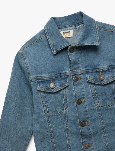 Resim Koton Erkek Çocuk  Jean Ceket 5SKB20003TD