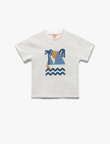 Resim Koton Erkek Bebek  T-shirt 5SMB10045TK