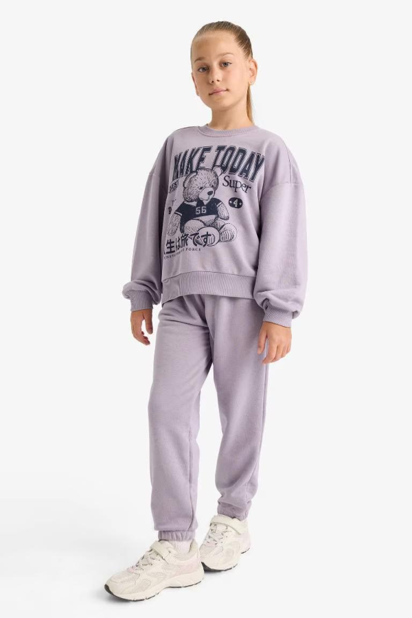 Resim Defacto Kız Çocuk  Sweat Takım E6416A8/PR314