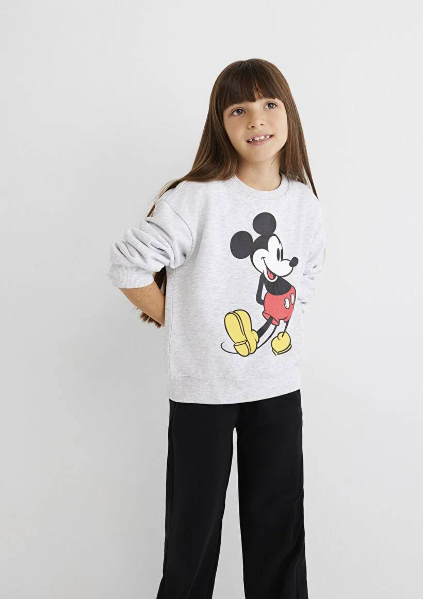 Resim Mavi Mıckey Baskılı Kız Çocuk Sweat M7S10084-88467
