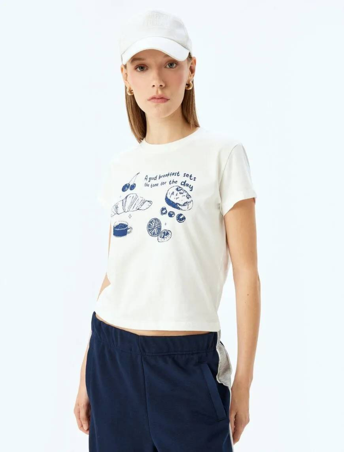 Resim Koton Kadın T-shirt 5SAL10247IK