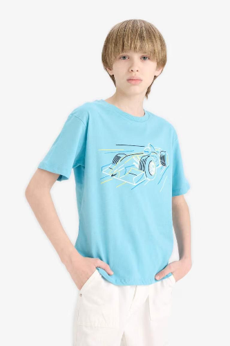 Resim Defacto Erkek Çocuk Kısa Kol T-shirt F0168A8TR248