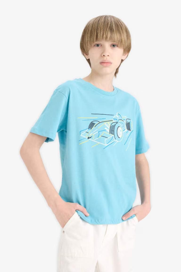 Resim Defacto Erkek Çocuk Kısa Kol T-shirt F0168A8TR248