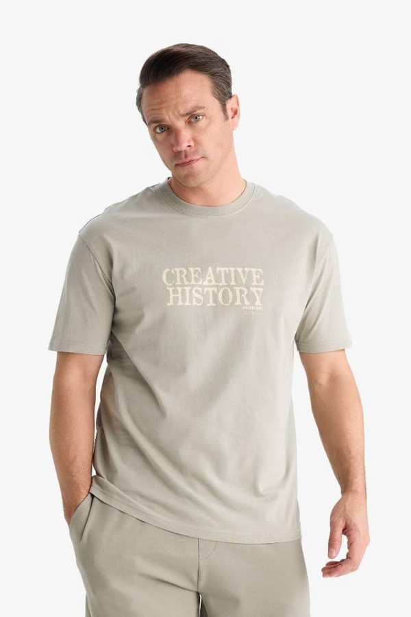 Resim Defacto Erkek T-shirt E3780AX/KH418