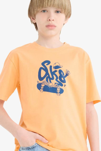 Resim Defacto Erkek Çocuk Kısa Kol T-shirt E0179A8/OG208